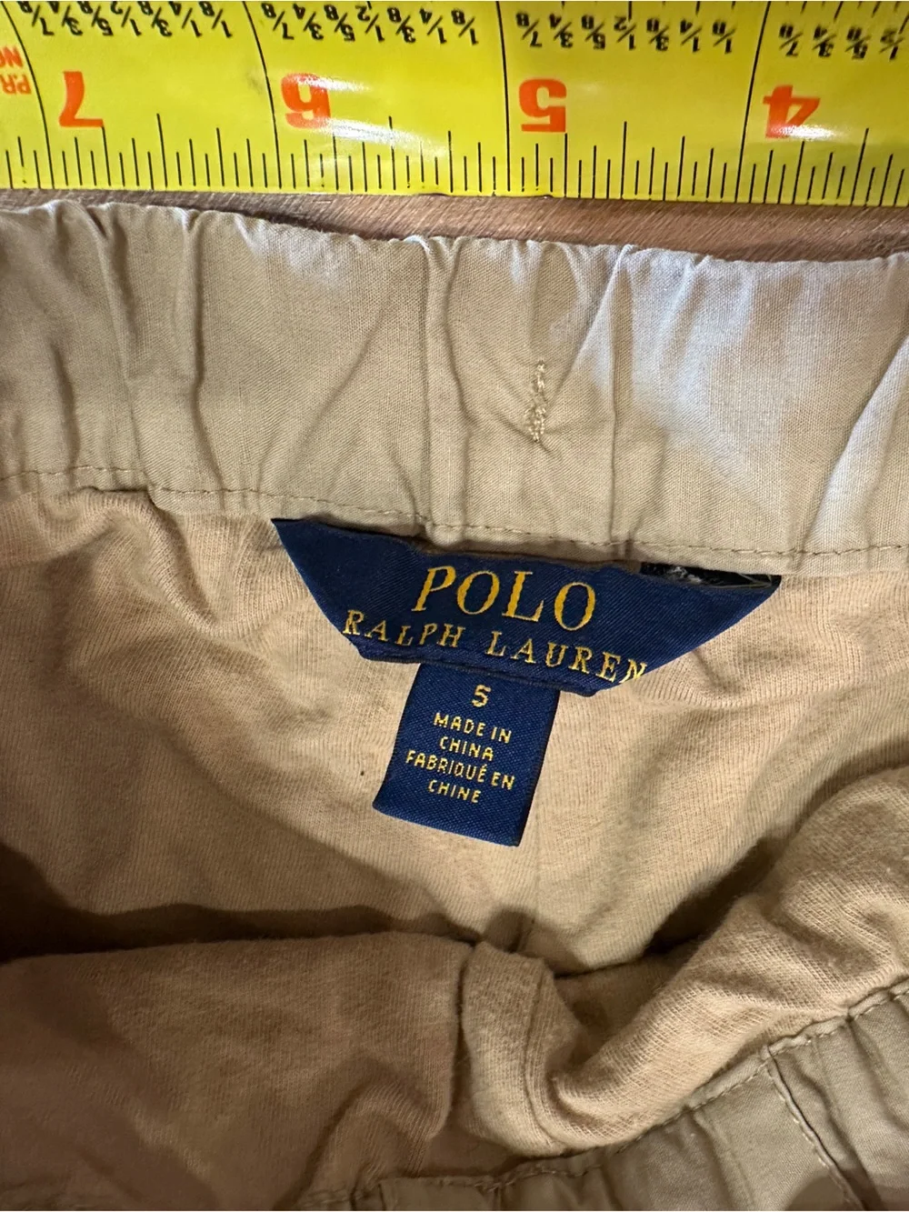 Polo Ralph Lauren Boys Khaki Jogger Pants Size Small